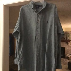 Button up long sleeve polo